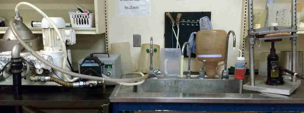 Typical biotechnology lab
