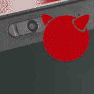 Lenovo ThinkPad T480 integrated camera with FreeBSD logo