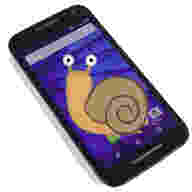 Moto G (third generation) with snail emoji overlay